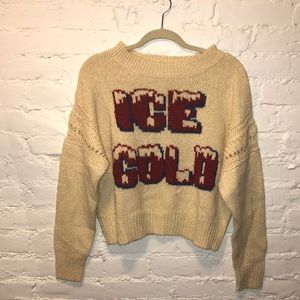 WILDFOX “Ice cold” sweater XS